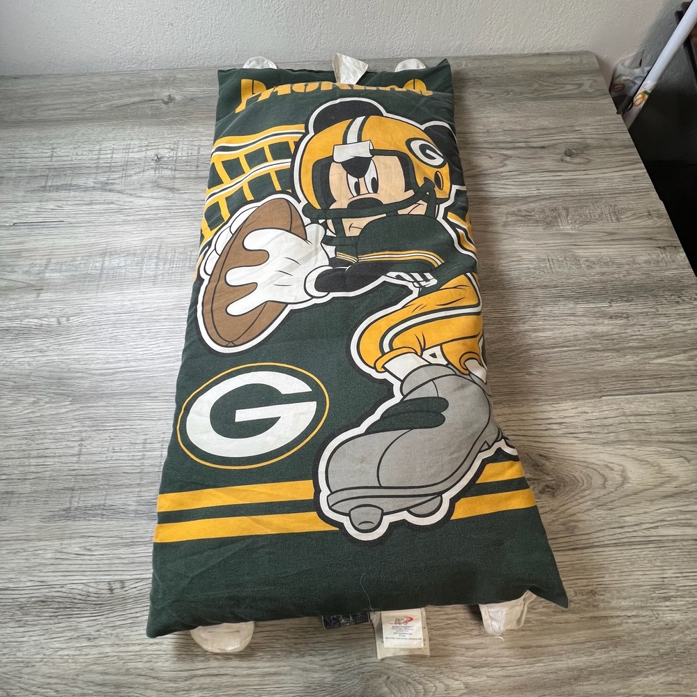 The Northwest‎ Co Body Pillow Kids 18x36 Green Packers Mickey Mouse NFL Disney